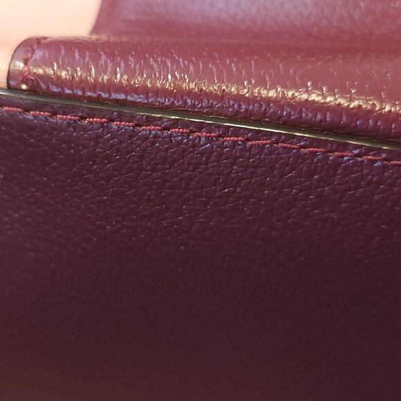 MAUVE-O-LOUS! KATE SPADE Tote  Bag  Sadie Leather AUTHENTIC Good Condition! - Picture 6 of 7